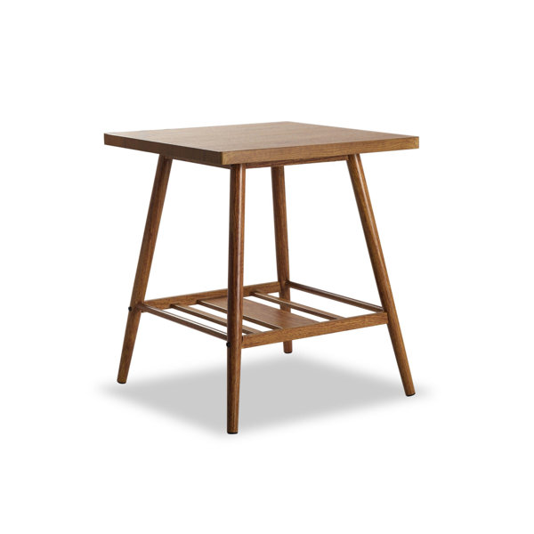 Oliver Solid Wood Top End Table Wayfair